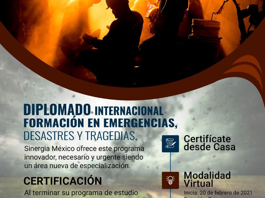 Diplomado internacional: Formación en emergencias, desastre y tragedias