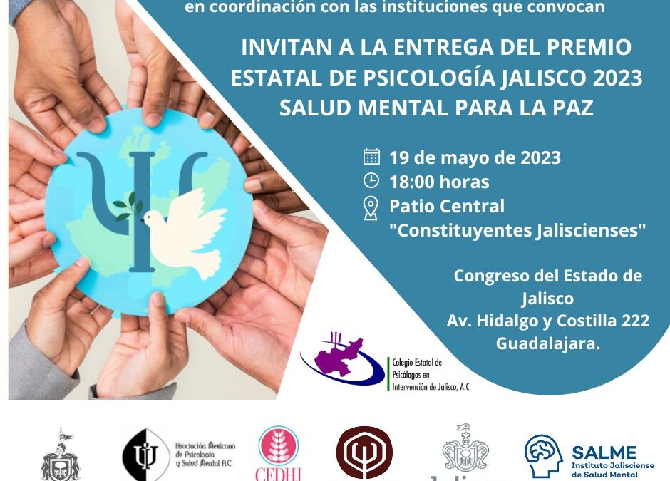 Premio estatal de Psicología Jalisco 2023