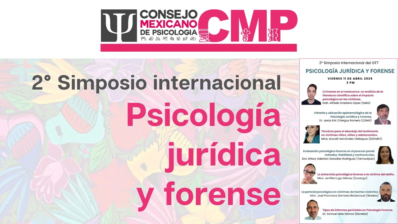 2° Simposio internacional — Psicología jurídica y forense