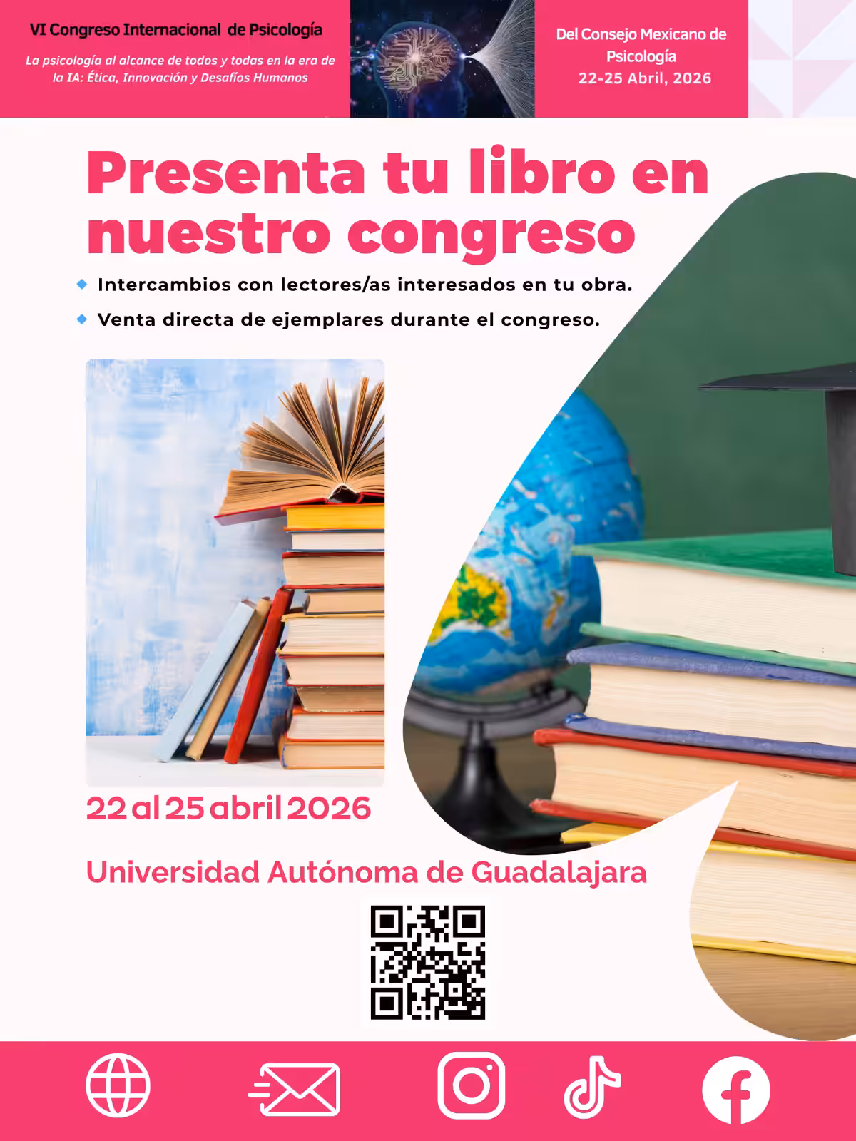 Presenta tu libro en nuestro congreso
