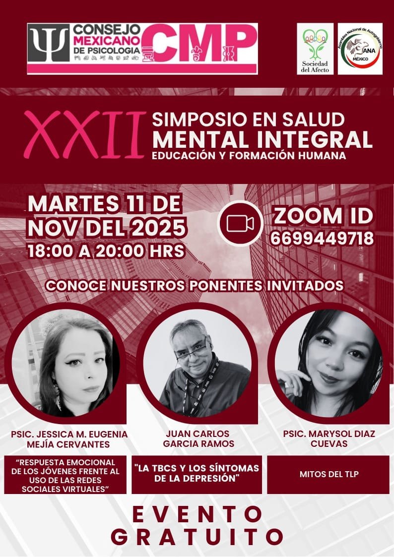 XXII Simposio en salud mental integral. Educación y formación humana