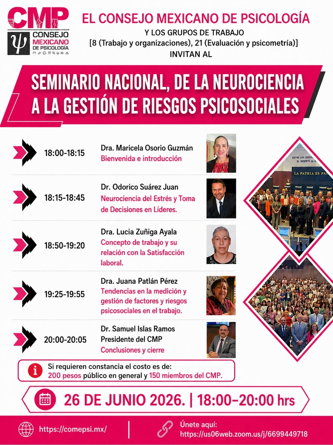 De la neurociencia a la gestión de riesgos psicosociales (Seminario nacional)