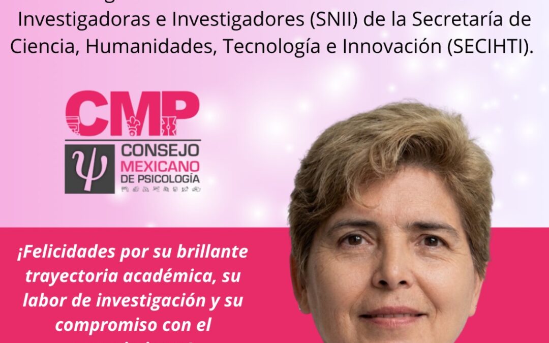 El CMP felicita a la Dra. Martha Eugenia Nava Gómez por su ingreso al&nbsp;SNII
